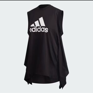 adidas Black and White Tank Top